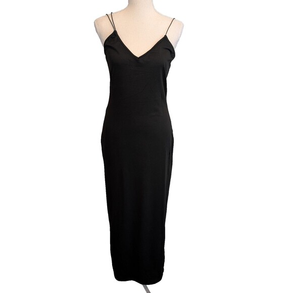 Unbranded Dresses & Skirts - Black Maxi Thin Strap Camisole Dress Women's Size L